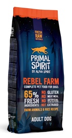 Сухой корм для собак Alpha Spirit Rebel Farm Adult, курица/рис, 12 кг