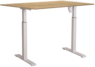 Компьютерный стол регулируемая высота Sun-flex EasyDesk Adapt I, белый/березовый