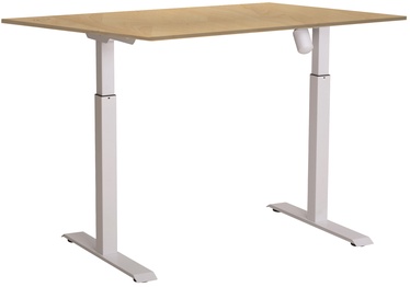 Kompiuterio stalas Sun-flex EasyDesk Adapt I, baltas/beržo