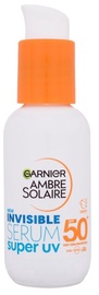 Apsauginis serumas nuo saulės veidui Garnier Ambre Solaire Super UV Invisible SPF50+, 30 ml