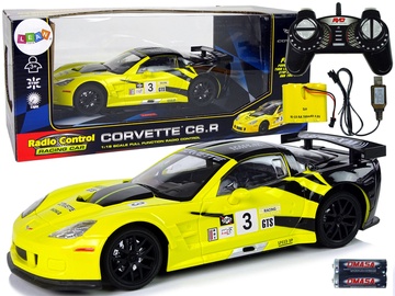 Žaislinis automobilis Lean Toys Corvette C6.R, 23 cm, 1:18