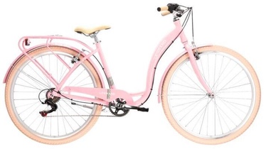 Велосипед городской Legrand Lille 2, 28 ″, L рама, розовый/серый