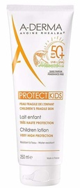 Losjons saules aizsardzībai A-Derma Kids SPF50+, 250 ml