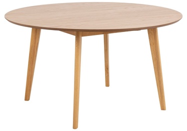 Обеденный стол Roxby, дубовый, 140 см x 140 см x 76 см