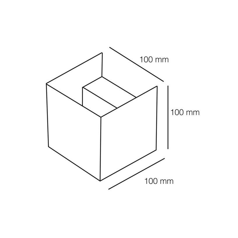 Valgusti lagi ja seinad CristalRecord, 4000°K, LED, pruun