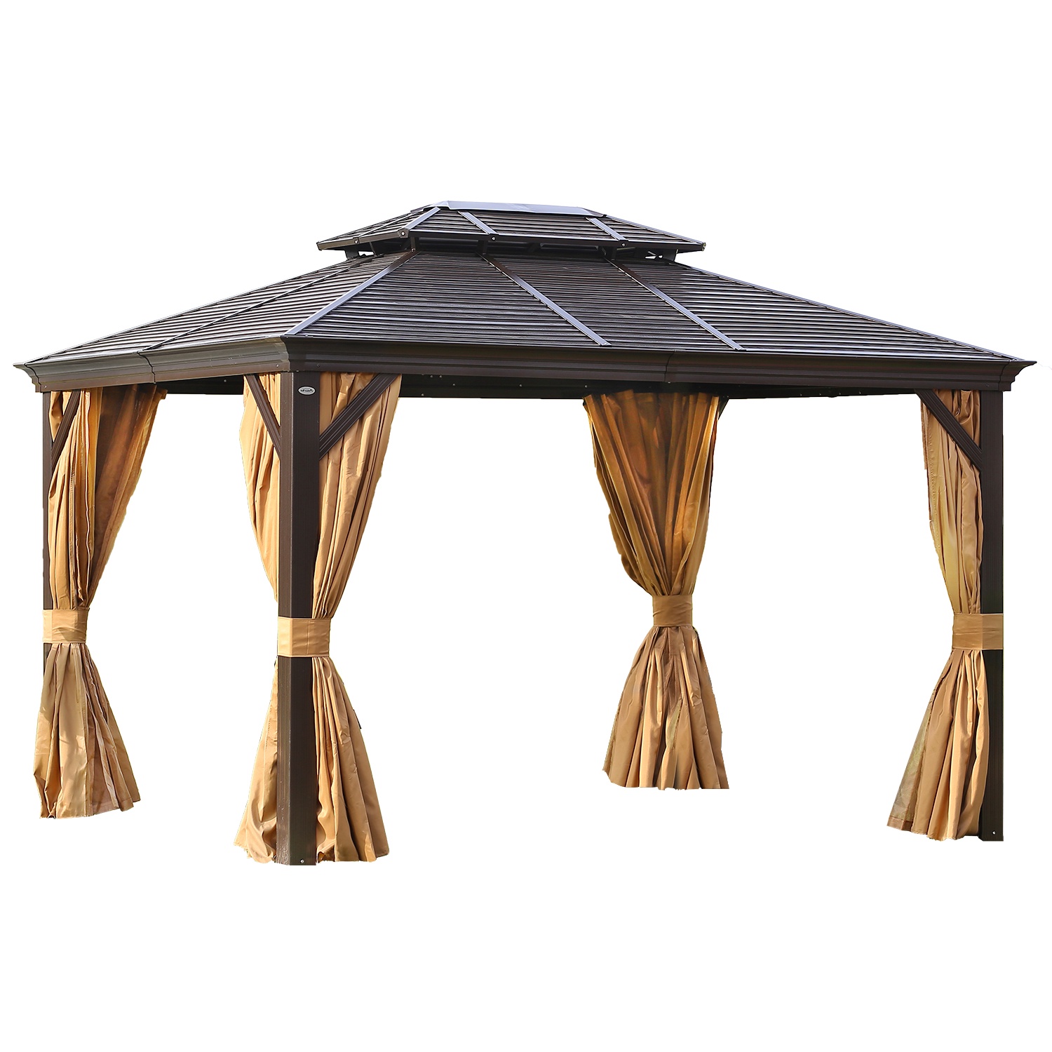 Садовый шатёр Home4you Sunset Gazebo, 400 см x 200 см - Ksenukai.lv