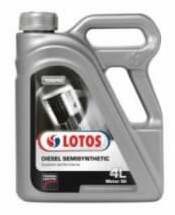 Машинное масло Lotos Diesel Semisynthetic CF 10W - 40, полусинтетическое, для легкового автомобиля, 1 л