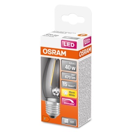 Spuldze Osram LED, E27, silti balta, E27, 5 W, 470 lm