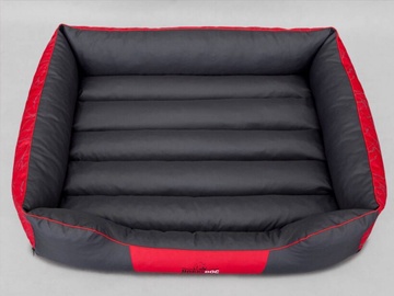 Кровать для животных Hobbydog Prestige L PRESZP6, красный/серый, L