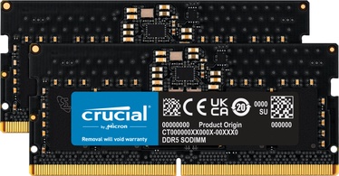 Operatyvioji atmintis (RAM) Crucial CT2K8G48C40S5, DDR5 (SO-DIMM), 16 GB, 4800 MHz