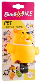 Dviračio skambutis Bimbo Bike Yellow Bear 90924BR, plastikas/guma, geltona