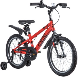 Велосипед Novatrack Prime 10416454, детские, черный/красный, 11.5", 18″