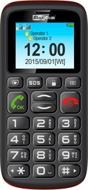 Мобильный телефон Maxcom MM428, черный/красный