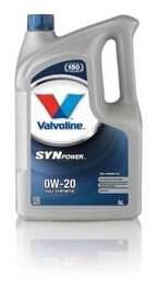 Motoreļļa Valvoline Synpower DX1 0W - 20, sintētiskais, vieglajam auto, 5 l