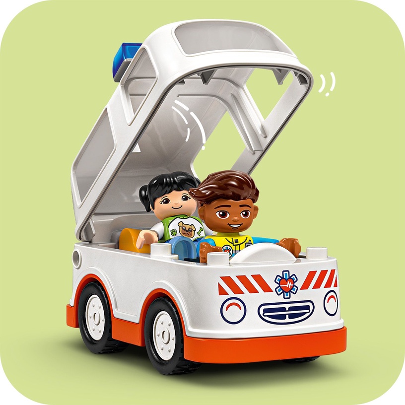 Конструктор LEGO® Duplo Ambulance & Driver 10447, 19 шт.