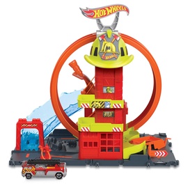 Autotrase Mattel Hot Wheels Super Loop Fire Station HKX41