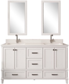 Комплект мебели для ванной Kalune Design Yukon 60, белый, 54 x 150 см x 86 см