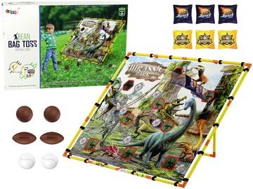 Lauko žaidimas Lean Toys Jurassic Park Bag Toss 10405, 140 cm x 120 cm, įvairių spalvų