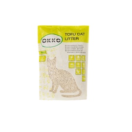Наполнители для котов органический (комкующийся) Okko tofu, 3 кг