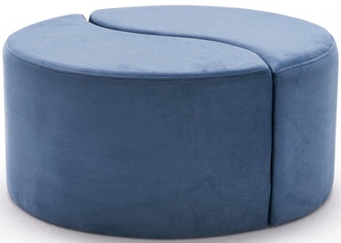 Пуф Hanah Home Alis, синий, 80 см x 80 см x 40 см