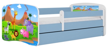 Детская кровать одноместная Kocot Kids Babydreams Safari, синий, 184 x 90 см, c ящиком для постельного белья
