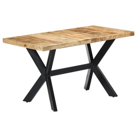 Söögilaud VLX 247437, puu, 1400 mm x 700 mm x 750 mm