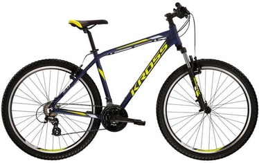 Velosipēds kalnu Kross Hexagon 2.0, 27.5 ", 19" rāmis, zila/dzeltena