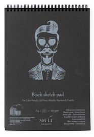 Бумага для рисования Smiltainis Authentic, A4, 165 g/m², черный