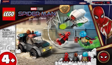 Konstruktors LEGO Marvel Spider-Man Zirnekļcilvēks pret Mysterio: drona uzbrukums 76184