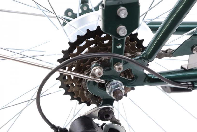 Velosipēds pilsētas Romet Vintage Eco M, 28 ", 18" rāmis, tumši zaļa