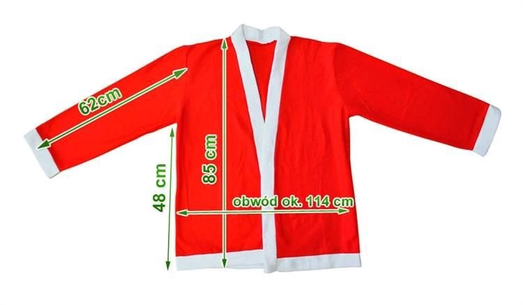 Костюм Christmas Grandfather's Outfit, белый/красный, 650 мм x 1080 мм x 1050 мм