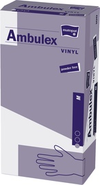 Cimdi Matopat Ambulex Vinyl, bez talka, L, 100 gab.