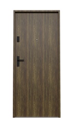 Uks siseruumid Classic Domoletti, parempoolne, pruun, 206 x 89 x 5 cm