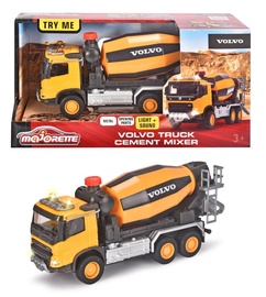 Rotaļlietu smagā tehnika Majorette Volvo Truck Cement Mixer 213723002, melna/oranža