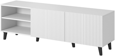 TV-laud Cama Meble Pafos RTV150 Matt, valge, 40 cm x 150 cm x 52 cm