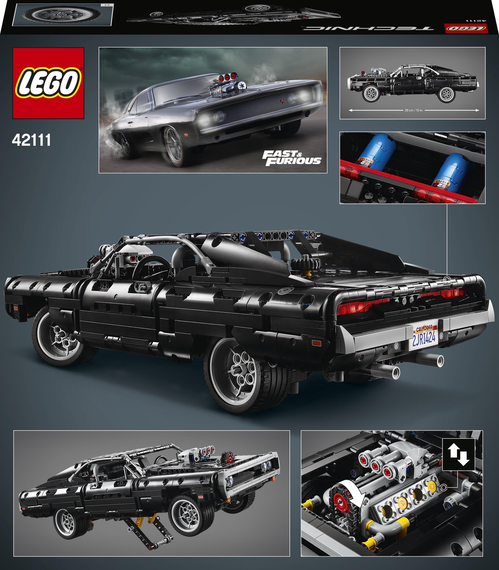 fast and furious lego dom's dodge charger