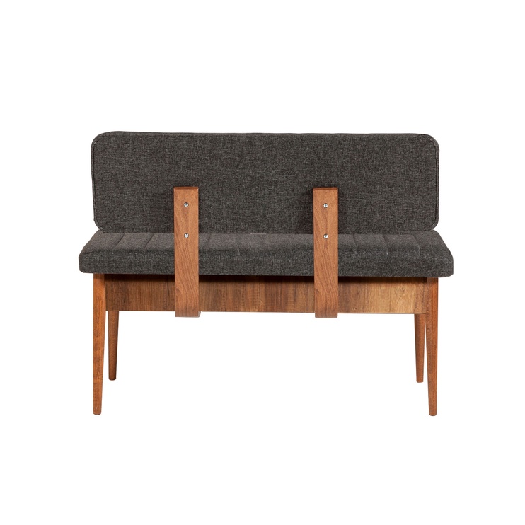 Ēdamistabas komplekts Kalune Design Vina 1053, valrieksts/antracīts