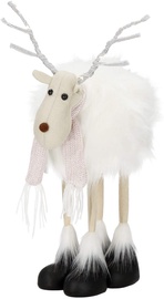 Рождественская декорация Springos Reindeer CA1013, 150 мм, ткань, белый