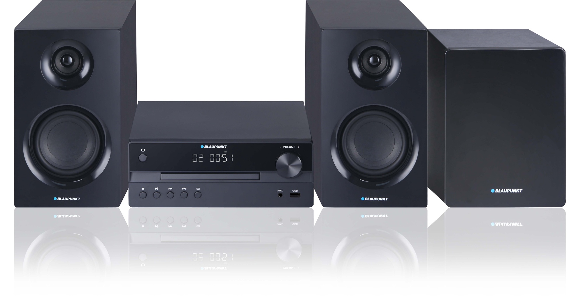 Музыкальный центр Blaupunkt MS55SUB, 240 Вт, черный - 1a.lt