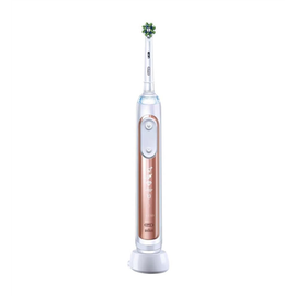 Электрическая зубная щетка Braun Genius X Rose Gold, розовый