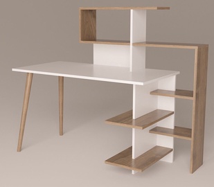 Galds Kalune Design Uzay, balta/valriekstu