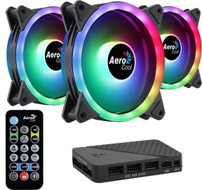 Воздушный охладитель для корпуса AeroCool Duo 12 Pro 3-Pack, 120 мм x 120 мм