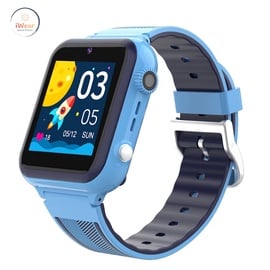 iWear A13 Pro 4G LTE Sim / LBS WiFi jälgimine IP67 Kids Watch ja telefonikõne vestluskaamera sinisega