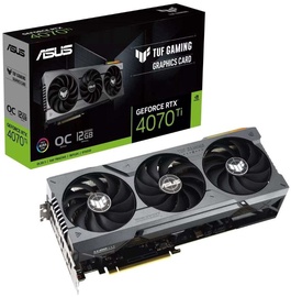 Видеокарта Asus GeForce RTX 4070 Ti OC, 16 ГБ, GDDR6X