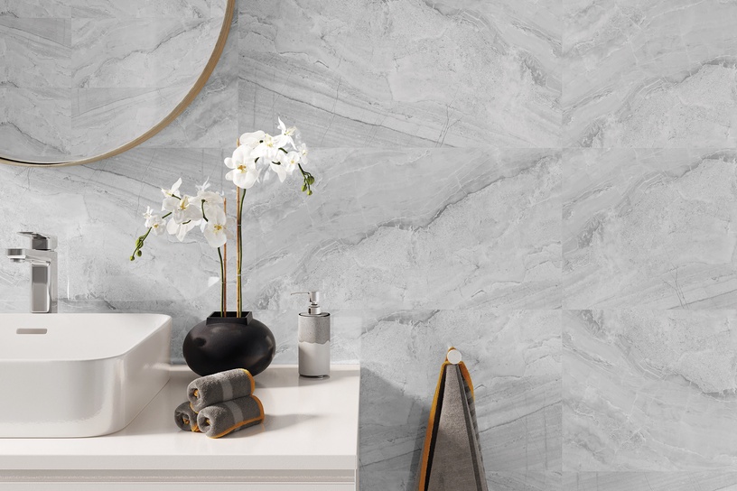 SPC seinapaneel Vilo Ash Grey, 120 cm x 60 cm x 0.4 cm