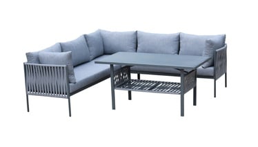 Välimööbli komplekt Domoletti Lora, hall, 1-5 istekohta