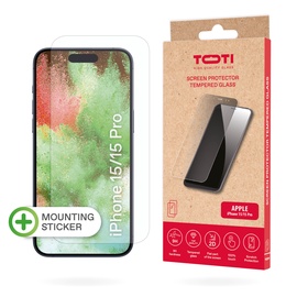 Защитное стекло для телефона Toti iPhone 15/15 Pro