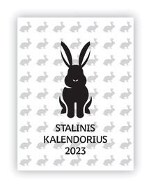 Lauakalender Smiltainis 260820, valge/must, 13.5 cm x 10 cm