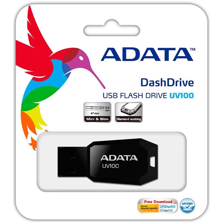 USB atmintinė Adata DashDrive UV100, 8 GB