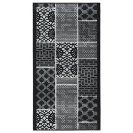 Paklāja celiņš VLX Carpet Runner, balta/melna, 2000 mm x 800 mm